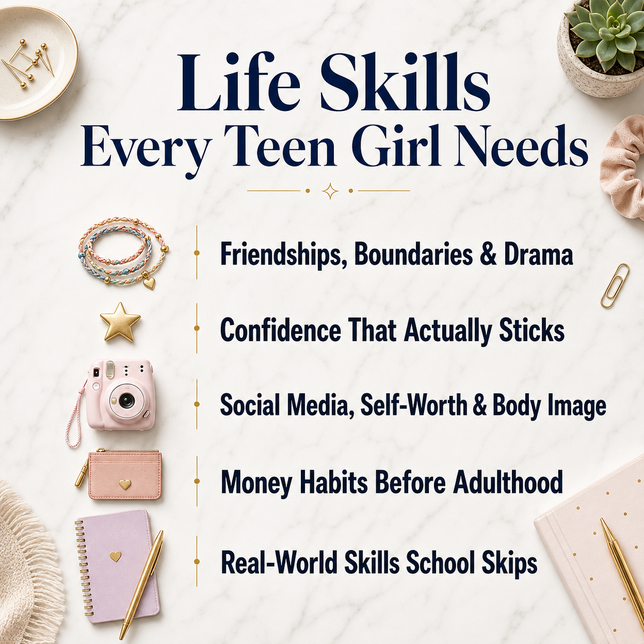 Essential Life Skills Playbook For Teen Girls